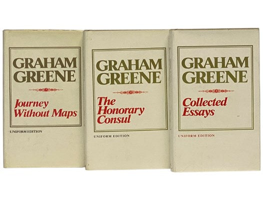 Graham Greene, The Collected/Uniform Edition, 19 of 23 Volumes: Brighton Rock; Our Man in Havana; Travels with My Aunt; The Heart of the Matter; The Comedians; The Man Within; The Power and the Glory; A Burnt-Out Case; The Shipwrecked; The Quiet American…