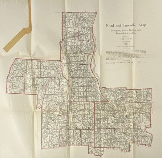 American Agriculturist Farm Directory of Yates, Schuyler, Tompkins and Seneca Counties, New York, 1914: A Rural Directory and Reference Book Including a Road Map of the Four Counties Covered