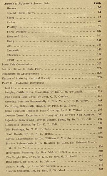 Fifty-Ninth Annual Report of the New York State Agricultural Society, and Annual Report of New York Bureau of Farmers' Institutes, for the Year 1899. Including Transactions of the New York State Dairymen's Association, for the Year 1899. Transmitted to t…