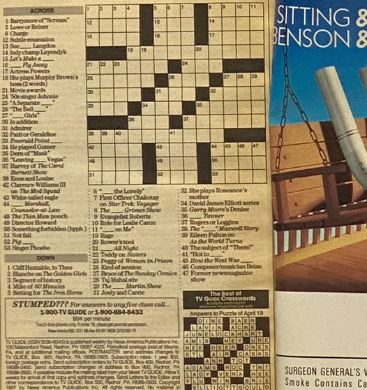 TV Guide: Special Stephen King Issue (April 26 - May 2, 1997)