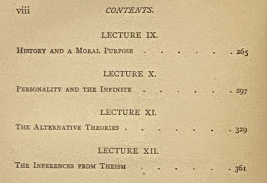 The Theistic Argument, as Affected by Recent Theories: A Course of Lectures Delivered at the Lowell Institute in Boston