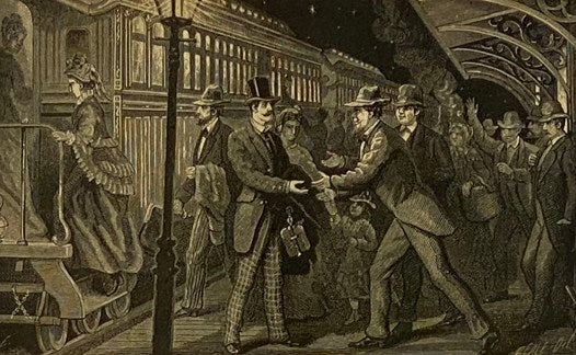 The Rail-Road Forger and the Detectives. [Railroad]