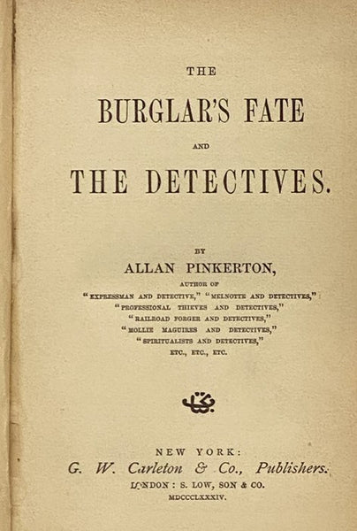 The Burglar's Fate and the Detectives. [Railroad]