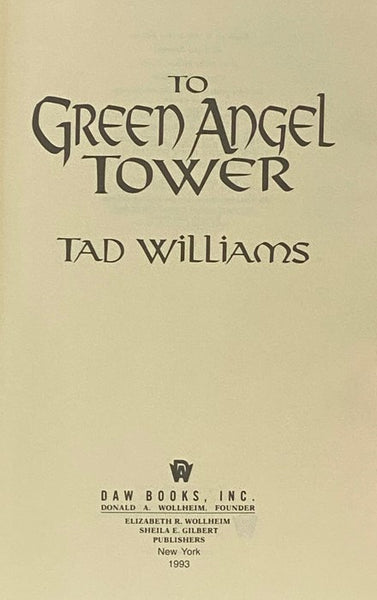 To Green Angel Tower (Memory, Sorrow and Thorn, Book 3)