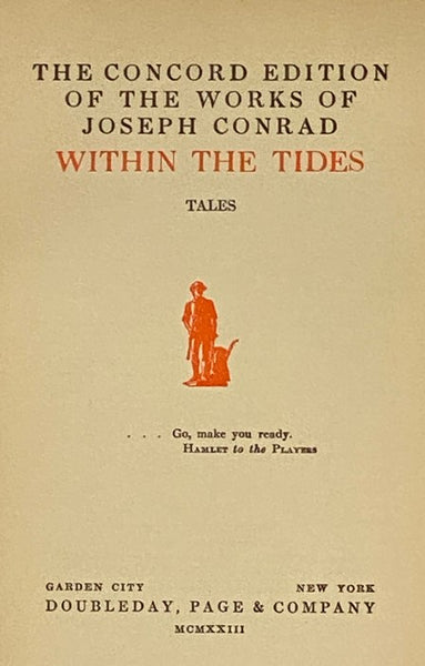 Within the Tides: Tales (The Concord Edition of the Works of Joseph Conrad)