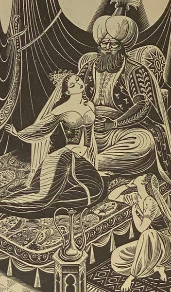 The Book of the Thousand Nights and One Night, Rendered into English from the Literal and Complete French Translation of Dr. J.C. Mardrus by Powys Mathers, in Four Volumes (The Folio Society) [Arabian Nights]