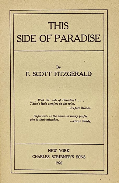 This Side of Paradise