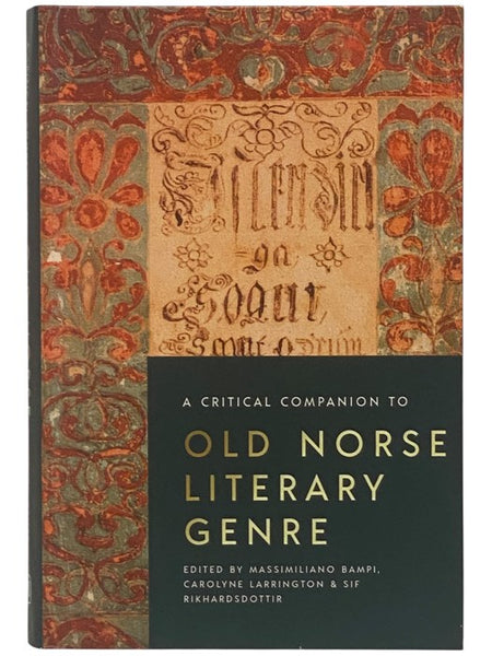 A Critical Companion to Old Norse Literary Genre (Studies in Old Norse Literature)