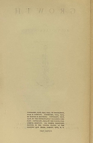 Growth: The Magnificent Ambersons; The Turmoil; The Midlander