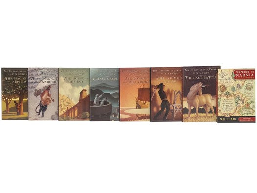 The Chronicles of Narnia Complete Seven Volume Hardcover Set: The Magician's Nephew; The Lion, the Witch and the Wardrobe; The Horse and His Boy; Prince Caspian; The Voyage of the Dawn Treader; The Silver Chair; The Last Battle [with] Companion to Narnia…
