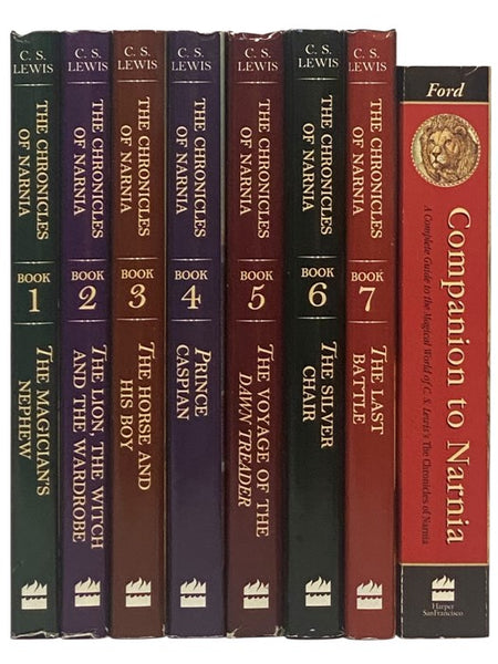 The Chronicles of Narnia Complete Seven Volume Hardcover Set: The Magician's Nephew; The Lion, the Witch and the Wardrobe; The Horse and His Boy; Prince Caspian; The Voyage of the Dawn Treader; The Silver Chair; The Last Battle [with] Companion to Narnia…