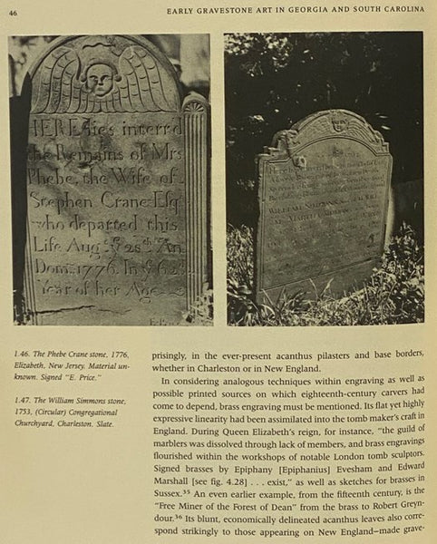Early Gravestone Art in Georgia and South Carolina