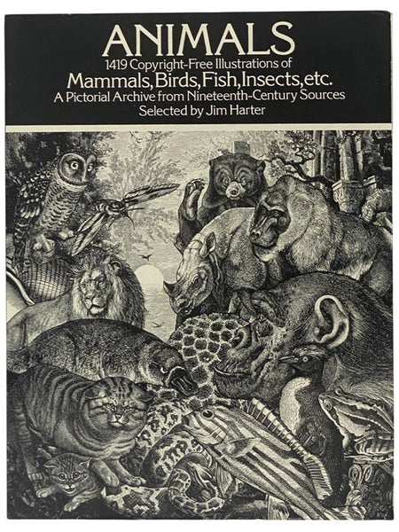 Animals: 1419 Copyright-Free Illustrations of Mammals, Birds, Fish, Insects, etc.