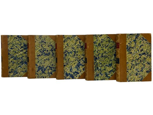 Irving's Works, Partial Set in Five Volumes: The Sketch-Book of Geoffrey Crayon, Gent., A History of New York from the Beginning of the World to the End of the Dutch Dynasty, The Crayon Papers, A Tour of the Prairies; Astoria, or, Anecdotes of an Enterpr…