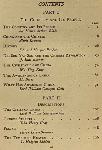 China as Described by Great Writers