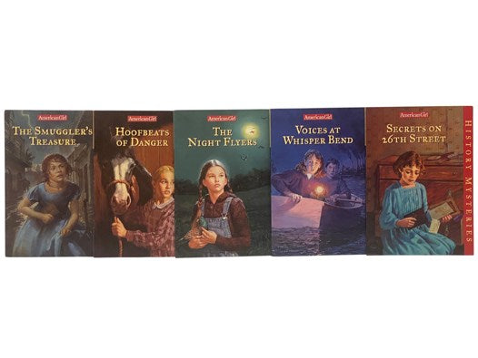 American Girl History Mysteries Set: The Smuggler's Treasure; Hoofbeats of Danger; The Night Flyers; Voices at Whisper Bend; Secrets on 26th Street