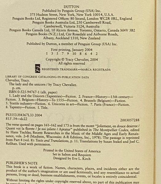 The Lady and the Unicorn