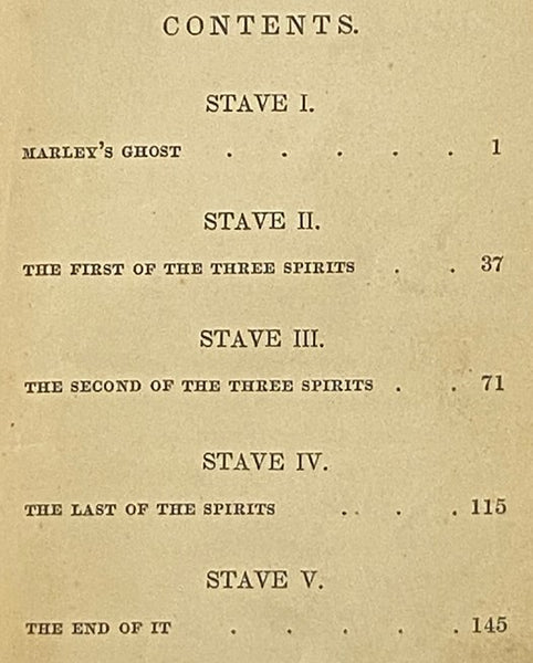 A Christmas Carol. in Prose. Being a Ghost Story of Christmas.