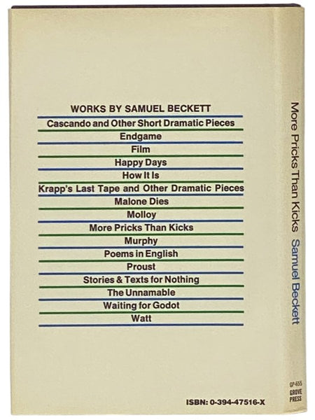 More Pricks Than Kicks (The Collected Works of Samuel Beckett) (GP-655)