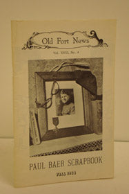 Paul Baer Scrapbook, Fall 1968 (Old Fort News Vol. XXXI, No. 4)