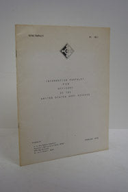 Information Pamphlet for Officers of the United States Army Reserve, February 1978 (RCPAC Pamphlet No. 140-1)