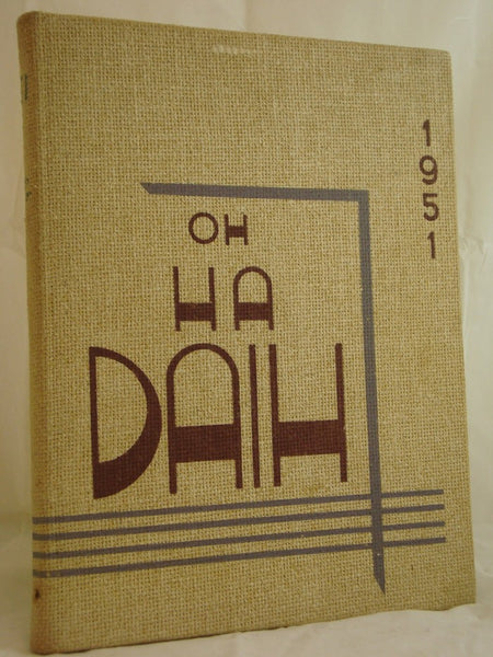 The 1951 Oh-Ha-Daih (State University Teachers College at Geneseo, New York Yearbook)