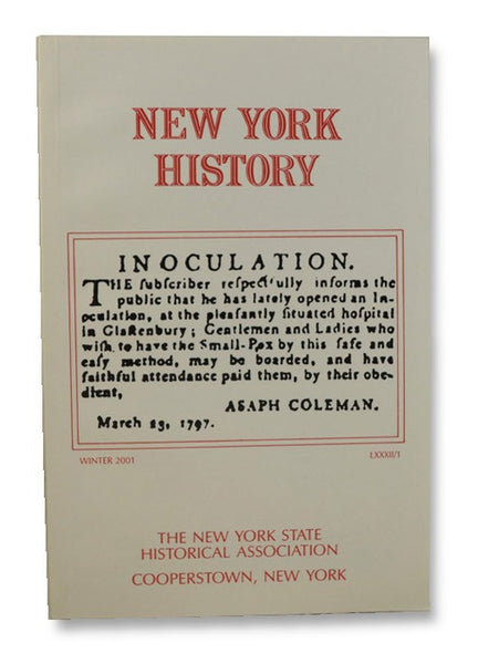 New York History (Vol. LXXXII, No. 1, Winter 2001)