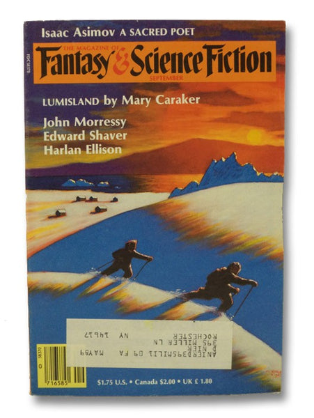 Fantasy & Science Fiction: September 1987