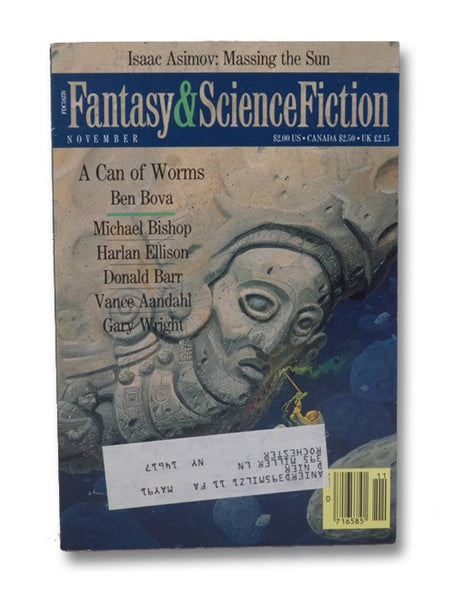 Fantasy & Science Fiction: November 1989