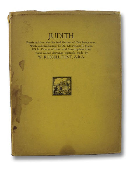 Judith: Reprinted from the Revised Version of the Apocrypha with an Introduction