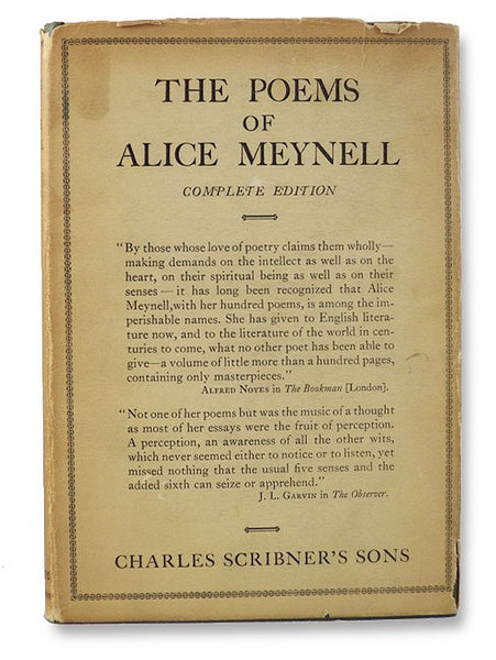 The Poems of Alice Meynell: Complete Edition
