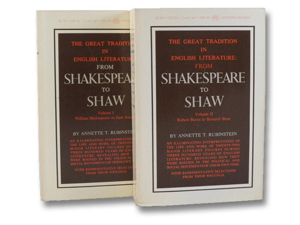 The Great Tradition in English Literature: From Shakespeare to Shaw