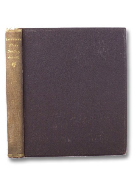 Plain Dealing or News from New England, with an Introduction and Notes (Library of New-England History. No. IV. [4])