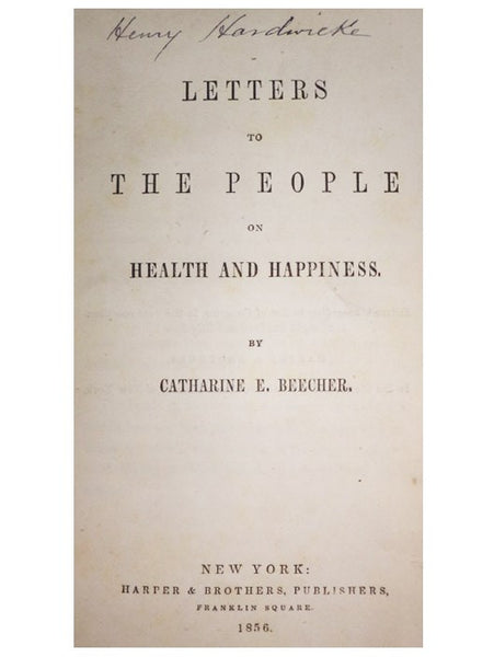 Letters to the People on Health and Happiness.