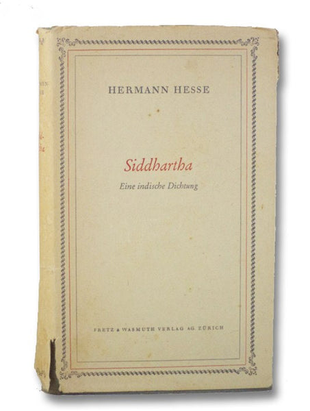Siddhartha: Eine indische Dichtung [GERMAN TEXT]