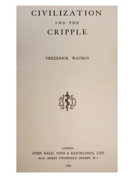 Civilization and the Cripple