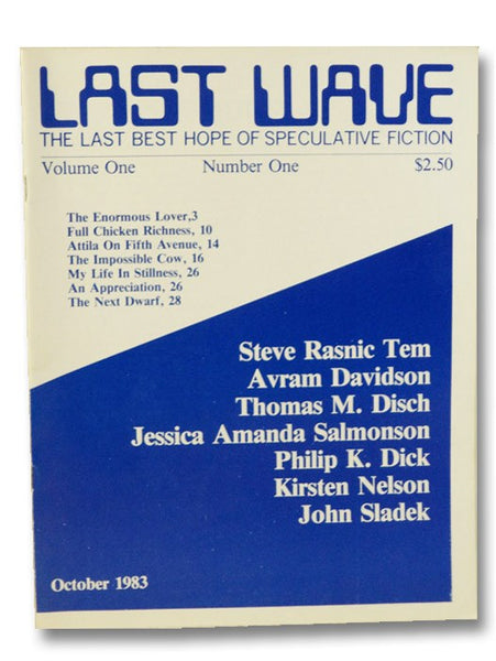Last Wave: The Last Best Hope of Speculative Fiction (October 1983: Volume One, Number One)