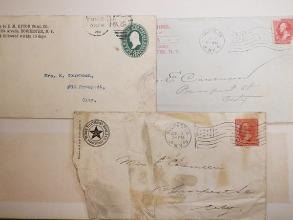 Victorian Scrapbook Featuring Articles on Opera Soprano Elsa Corona, Obituaries of Cyrus Clarke, Rochester Business Receipts, Fashion Plates