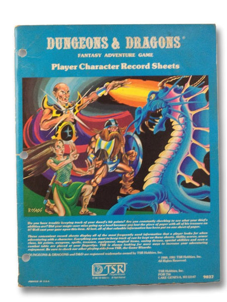 Dungeons & Dragons Character Record Sheets (#9037)
