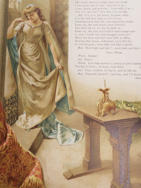 Romeo and Juliet, Painted by Ludovic Marchetti, Lucius Rossi, Oreste Cortazzo