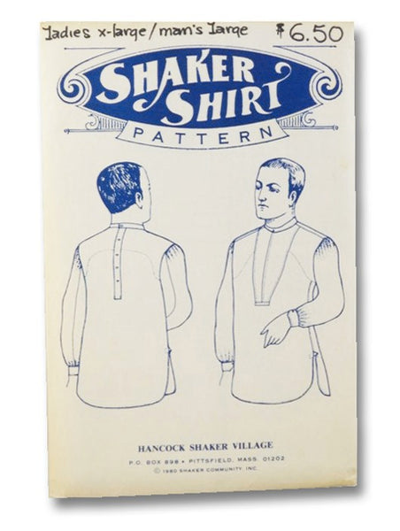 Shaker Shirt Pattern (Ladies X-Large/Man's Large)