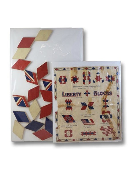 Liberty Blocks Puzzle - World War I Era Wooden Toy Block Set