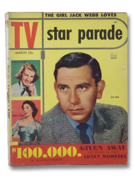 TV Star Parade Magazine March 1954 (Jack Webb Cover)