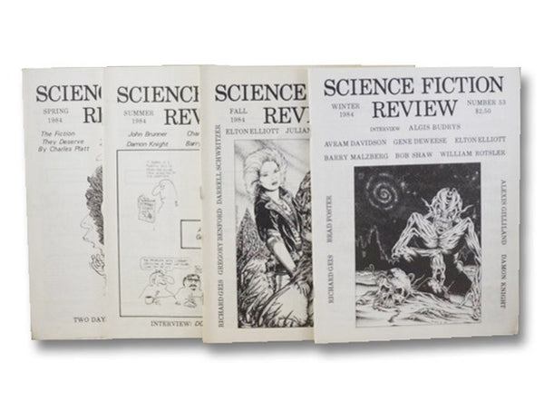 Science Fiction Review Complete 1984 Series in 4 Issues (Issues 50, 51, 52, and 53)