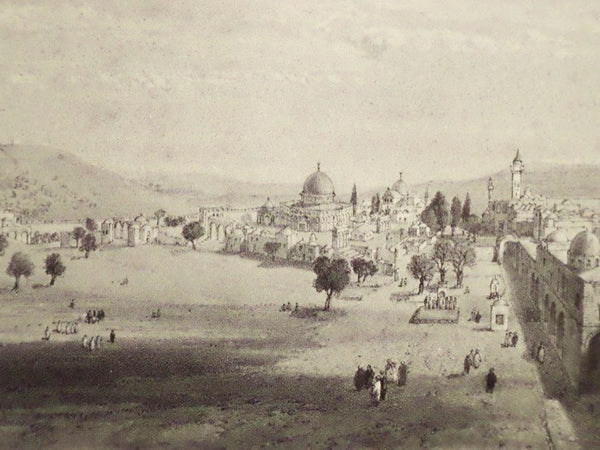 Jerusalem in Rare Lithographs and Engravings