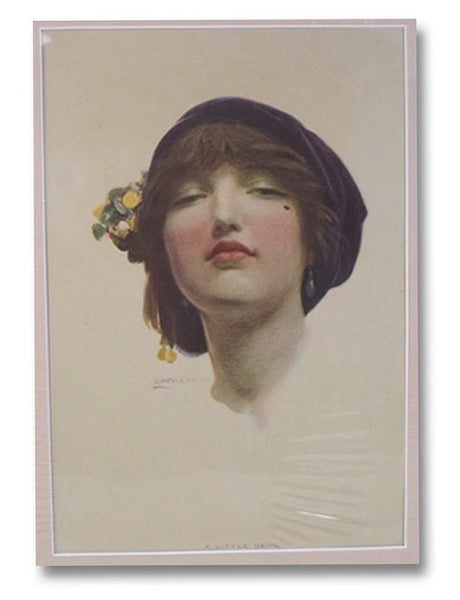 A Little Devil: Circa 1920 Color Print by Artist G. Patrick Nelson