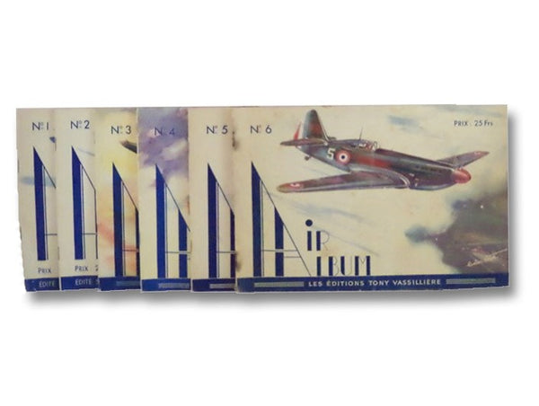 Air Album: L'Identification des Appareils en Vol, Six Volume Set (Nos. 1-6) [FRENCH TEXT]