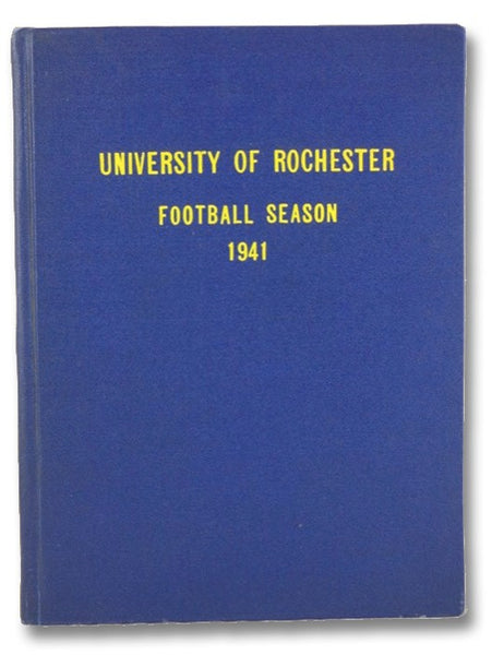 University of Rochester: Football Season 1941