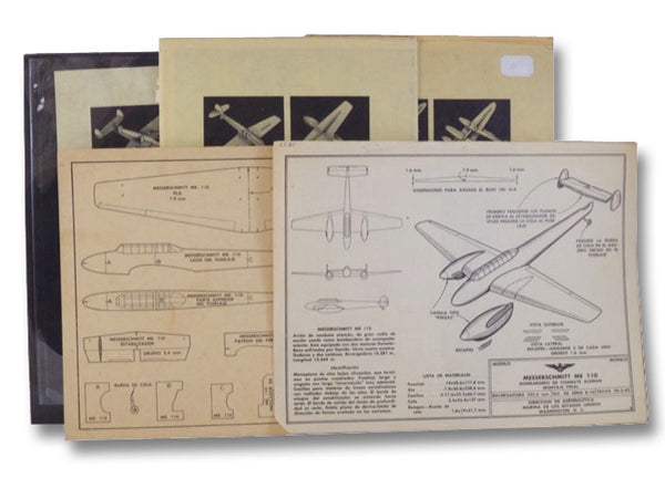 World War II Airplane Models: A.A.F. P-38E Br. Lightning; German ME. 109E; Br. Hudson III A-29 Reconnaissance Bomber [WWII Fighters]