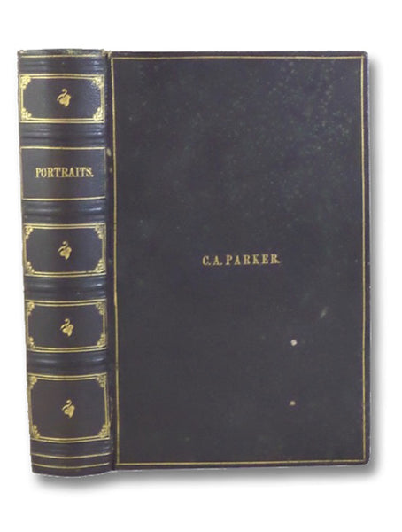 Portraits. [Personalized Leather-Bound Civil War Era Sammelband of 157 Engraved Political Portraits from Various Mid-19th-Century Magazines (Sartain's, Graham's, Democratic Review, United States Review)]